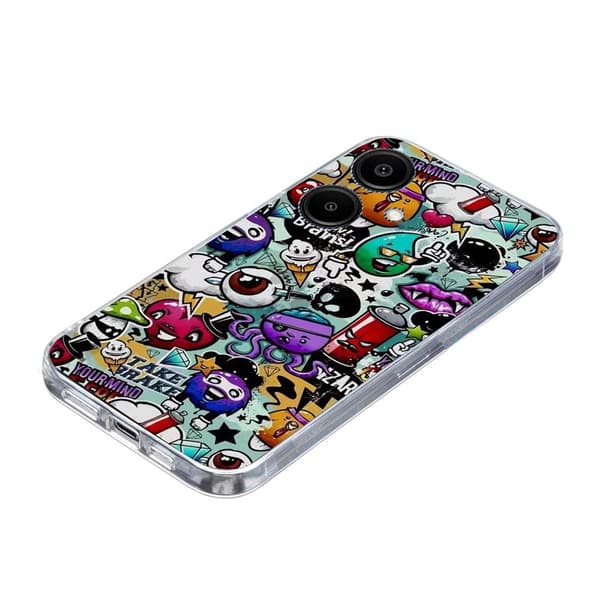 Samsung Galaxy A07 Skal Med Tryck Graffiti