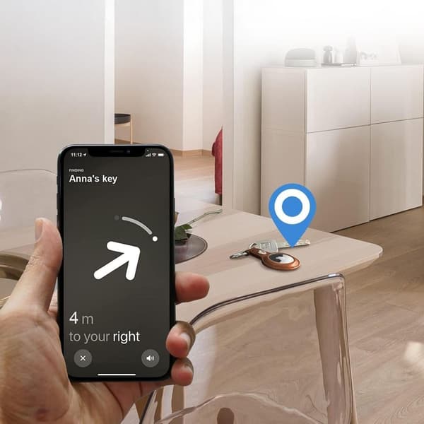 Tech-Protect Apple AirTag 2/1 Hållare NaturalFit Brun