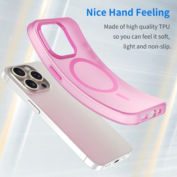 iPhone 16 Pro Max Skal MagSafe Slim Matt Rosa