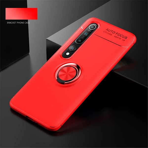 Xiaomi Mi 10 / 10 Pro - Ring Skal - Röd Red Röd