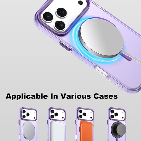 IMAK iPhone 17 Pro Max Skal MagSafe Anti Drop Lila