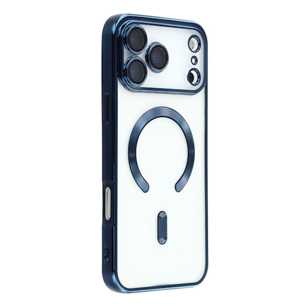 iPhone 17 Pro Max Skal MagSafe Electroplated TPU Blå