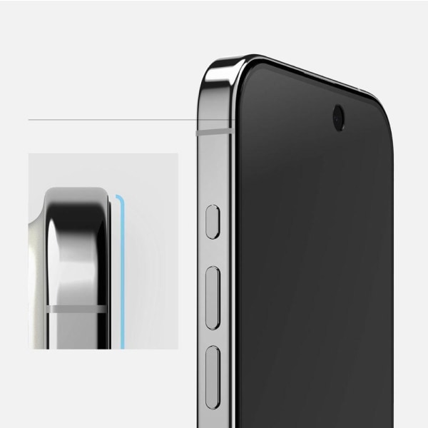 Ringke iPhone 15 Pro Skärmskydd Härdat Glas Privacy