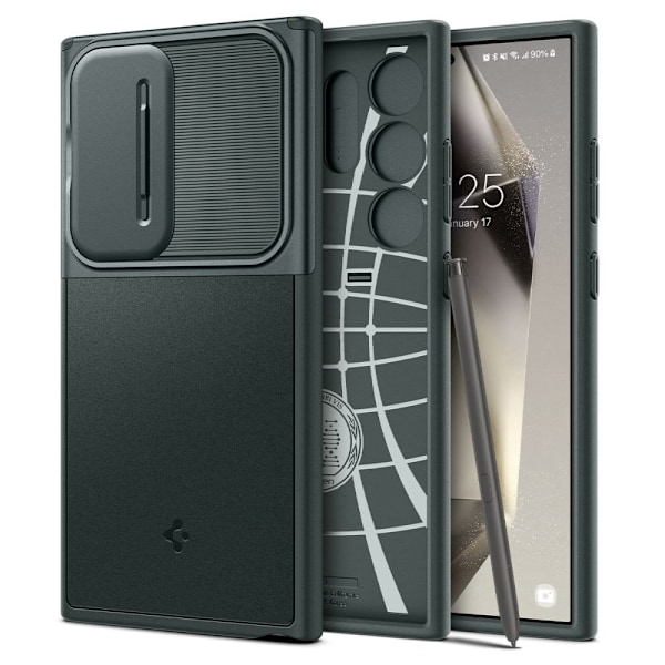 Spigen Samsung Galaxy S24 Ultra Skal Optik Armor Abyss Green