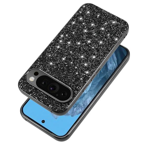 Google Pixel 10 / 10 Pro Skal Glitter Hybrid Silver
