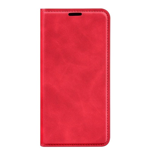 Samsung Galaxy S23 Plus Flip Fodral Skin Touch Röd
