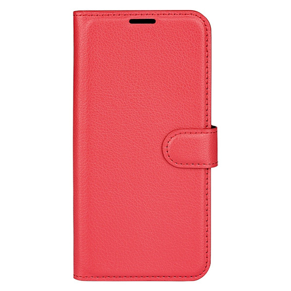 Xiaomi 15 Fodral Litchi Läder Röd