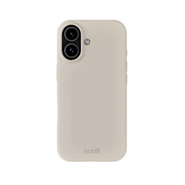 holdit iPhone 17 Mobilskal Silikon Light Beige