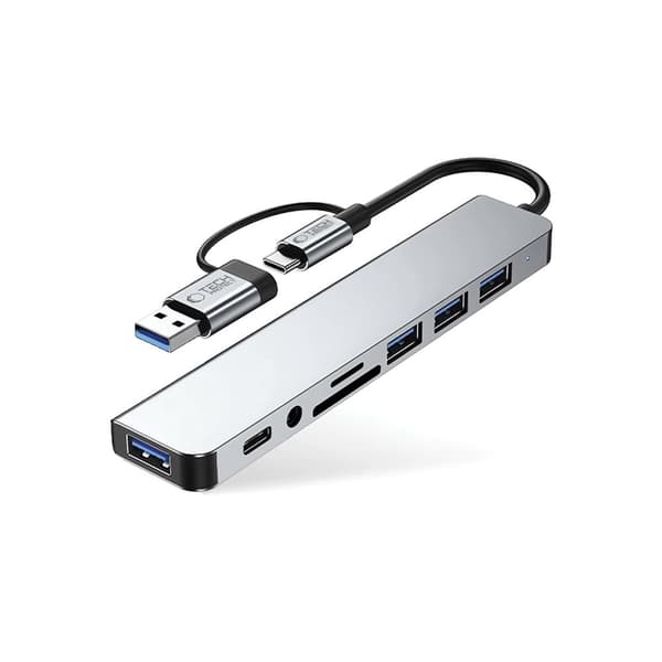 Tech-Protect 8in1 USB-C/USB-A  - USB-C/USB-A/SD/TF/AV3.5