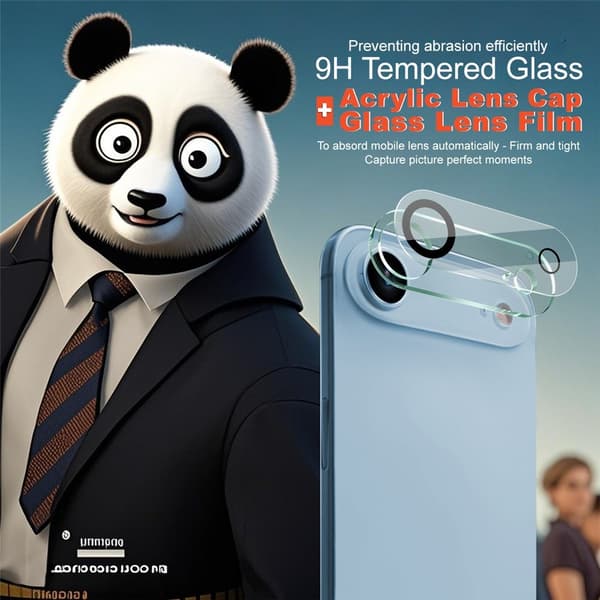 IMAK iPhone Air Linsskydd Härdat Glas Transparent