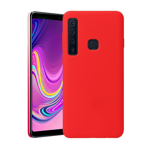 Samsung Galaxy A9 (2018) - HOWMAK Rubberized Skal - Röd Red Röd