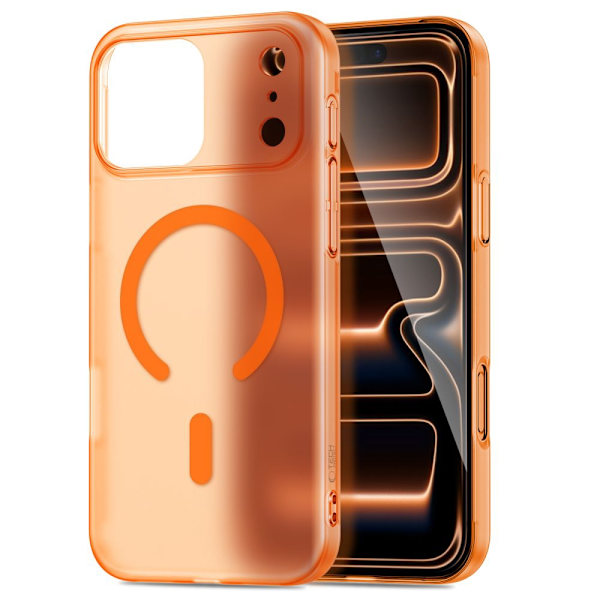 Tech-Protect iPhone 17 Pro Skal MagSafe MagSlim Cosmic Orange