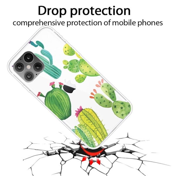 iPhone 12 Pro Max - Skal Med Tryck - Cactus
