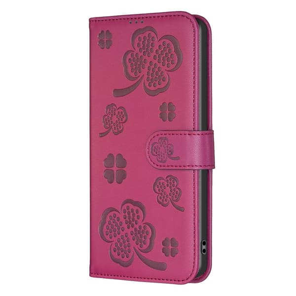 iPhone 17 Pro Max Fodral Med Blommigt Tryck Rosa