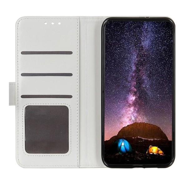 Samsung Galaxy S20 Ultra - Crazy Horse Plånboksfodral - Vit White Vit