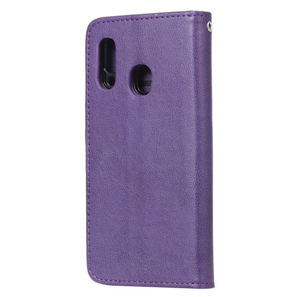 Samsung Galaxy A20e - 2in1 Magnet Skal / Plånboksfodral - Lila Purple Lila