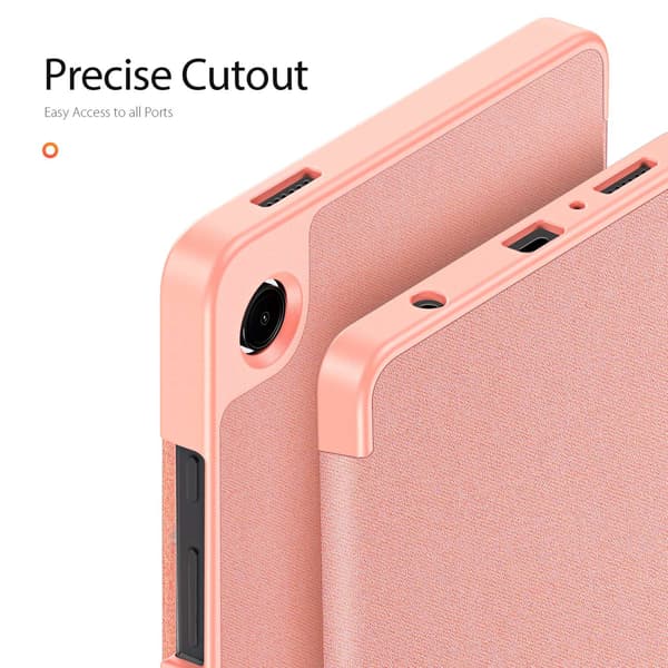 DUX DUCIS Galaxy Tab A11 / A9 Fodral DOMO Tri-Fold Rosa