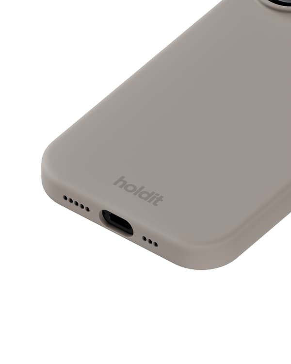 holdit iPhone 17 Mobilskal Silikon Taupe