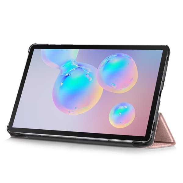 Samsung Galaxy Tab S6 Lite - Tri-Fold Fodral - Roséguld Roséguld Roséguld
