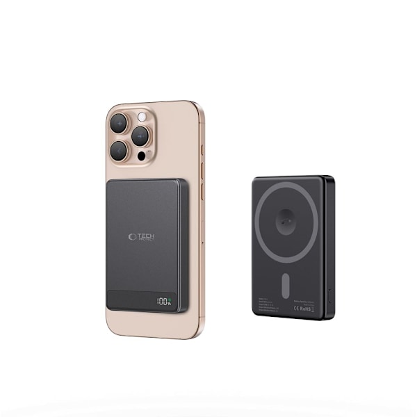 Tech-Protect 5000 mAh MagSafe Powerbank LifeMag Svart
