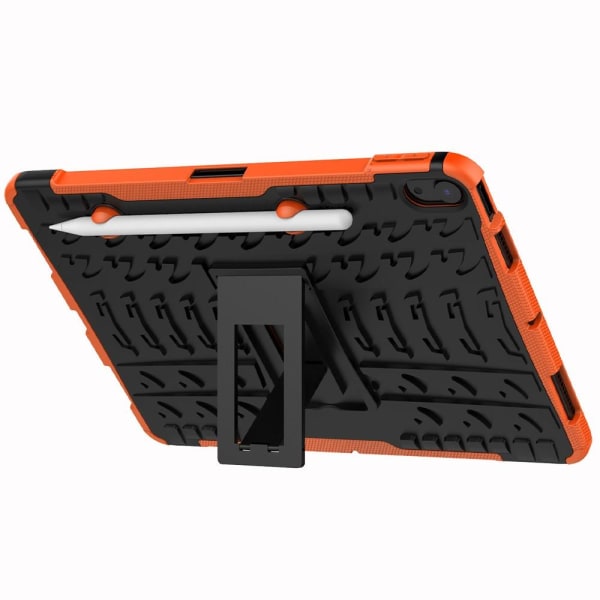 iPad Air 2020/2022 Skal Rugged Kickstand Armor Orange Orange Orange