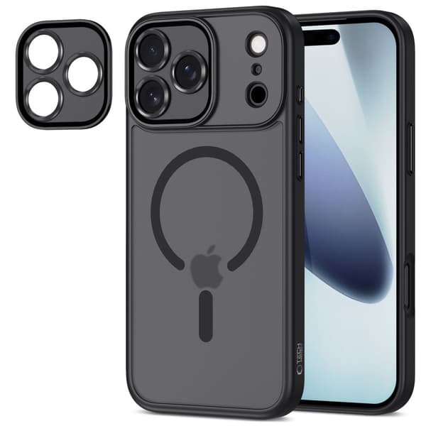 Tech-Protect iPhone 17 Pro Max Skal MagSafe MagCam Matt Svart