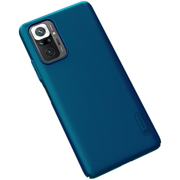 Xiaomi Redmi Note 10 Pro - NILLKIN Shield Frostat Skal - Blå Blå