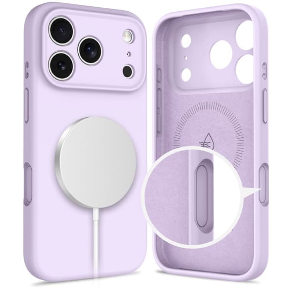 Tech-Protect iPhone 17 Pro Max Skal MagSafe Silicone Mauve