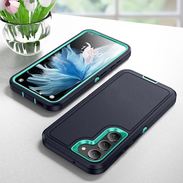 Galaxy S25 Plus / S24 Plus Skal Xtreme Shockproof Svart/Cyan