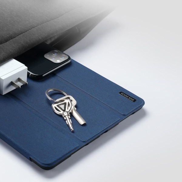 iPad Pro 11 (2018/2020) - DUX DUCIS DOMO Tri-Fold med pennhållar DarkBlue Mörk Blå