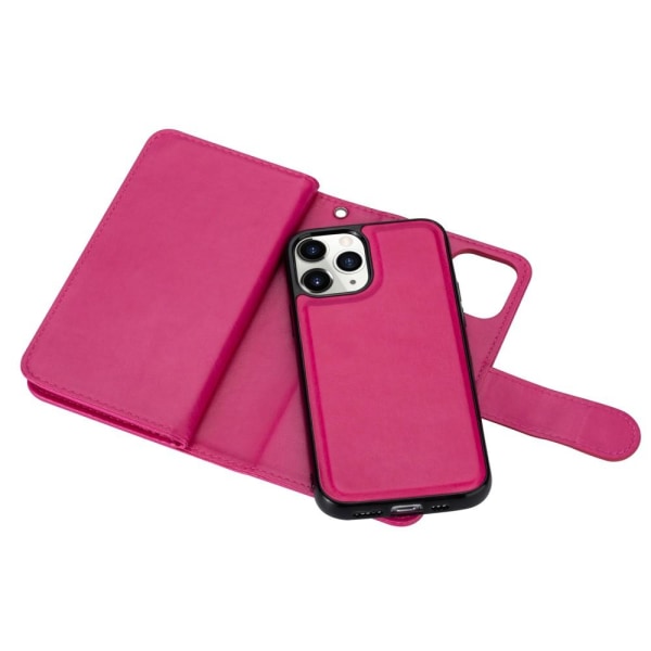 iPhone 12 / 12 Pro - 9-korts 2in1 Magnet/Fodral - Rosa Pink Rosa