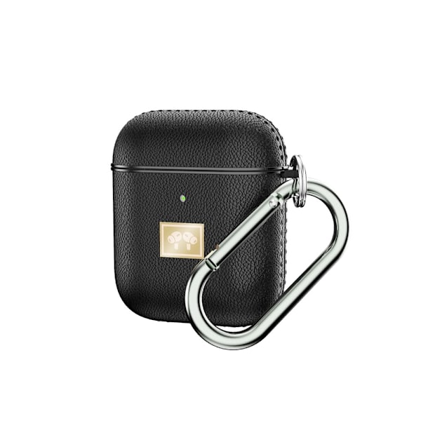 Stiligt Skyddsskal med krok AirPods - Svart Black Svart
