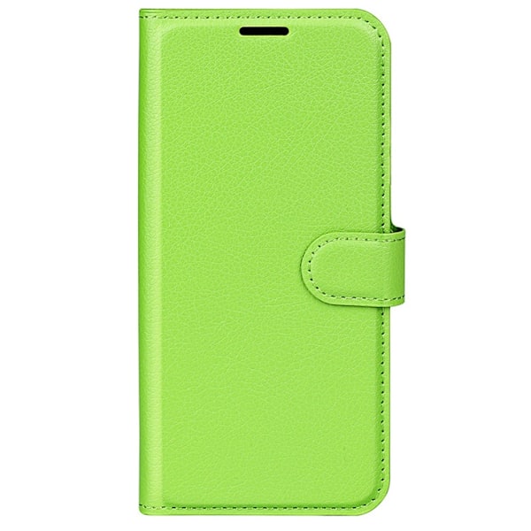 Samsung Galaxy A35 5G Fodral Läder Litchi Grön