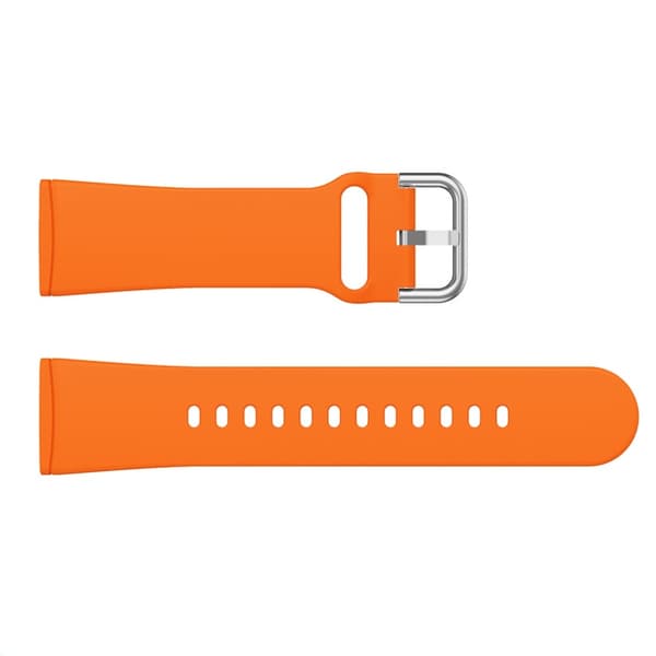 Silikon Armband Versa 3/Fitbit Sense - Orange Orange Orange