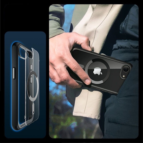 Supcase iPhone 16e Skal MagSafe Unicorn Beetle Svart