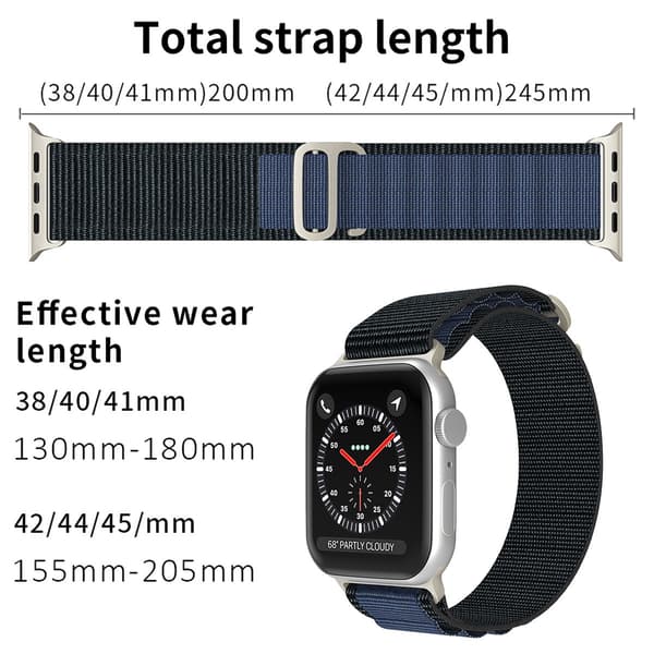Apple Watch 38/40/41/42 mm Armband Alpine Pro Loop