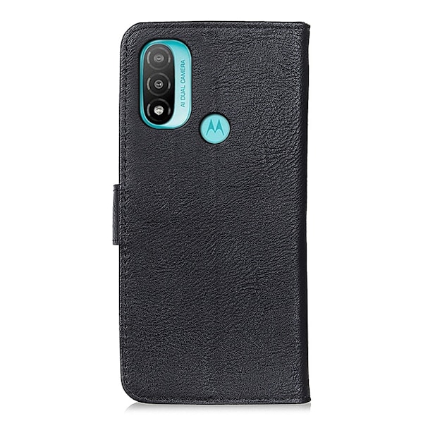 KHAZNEH Motorola Moto E20 / E40 Fodral Läder Svart