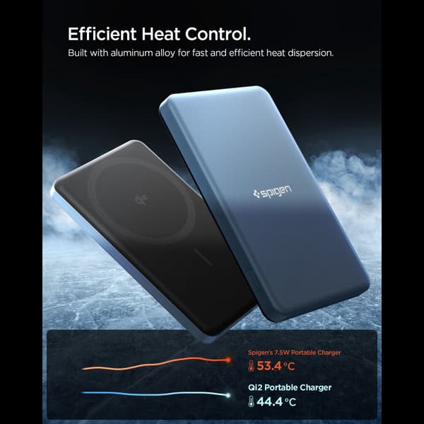 Spigen 5000 mAh 22.5W MagSafe Powerbank Essential Teal Blue
