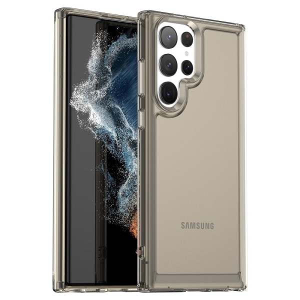 Samsung Galaxy S23 Ultra Skal Shockproof AirBag Tonad Svart