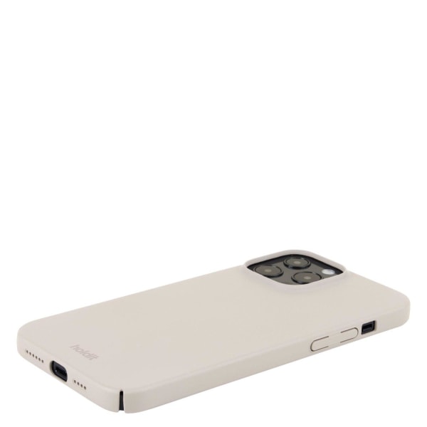 holdit iPhone 13 Pro Max Mobilskal Slim Light Beige