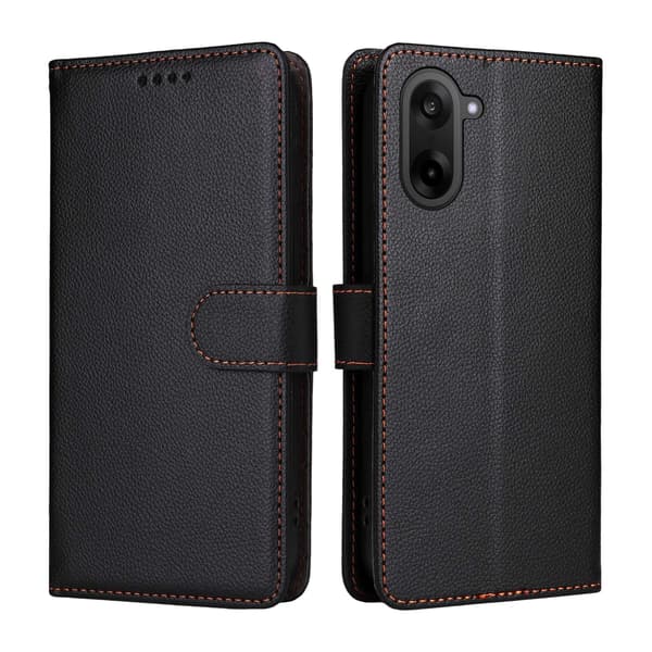 OnePlus Nord CE5 Plånboksfodral Läder Svart