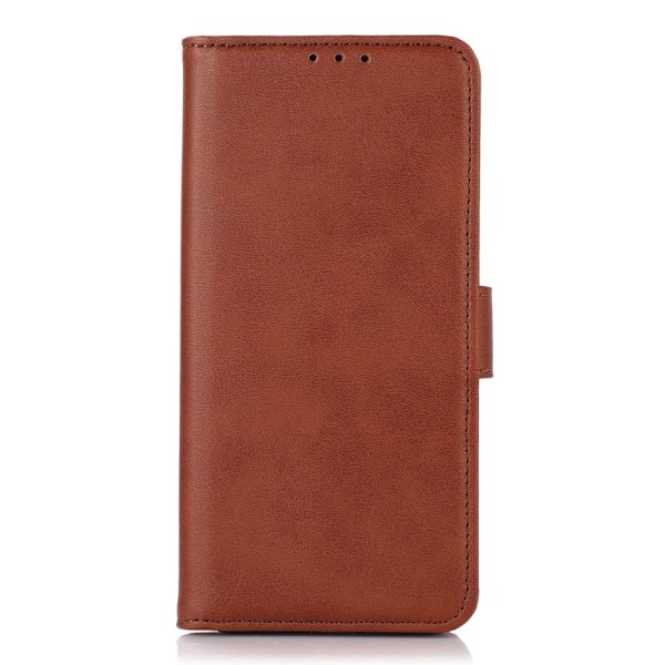 Samsung Galaxy A34 5G Fodral Solid Läder Brun