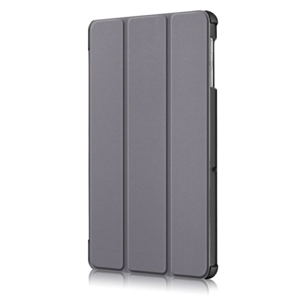 Samsung Galaxy Tab S5e - Tri-Fold Läder Fodral - Grå grå