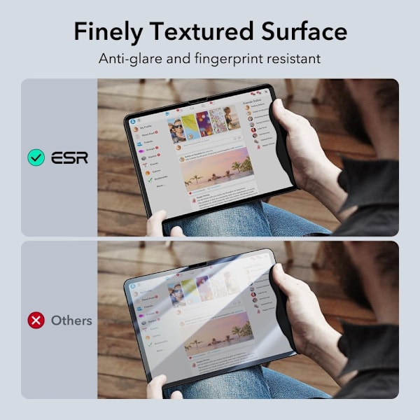ESR iPad Air 11 2025/2024 Skärmskydd Avtagbart Magnetisk