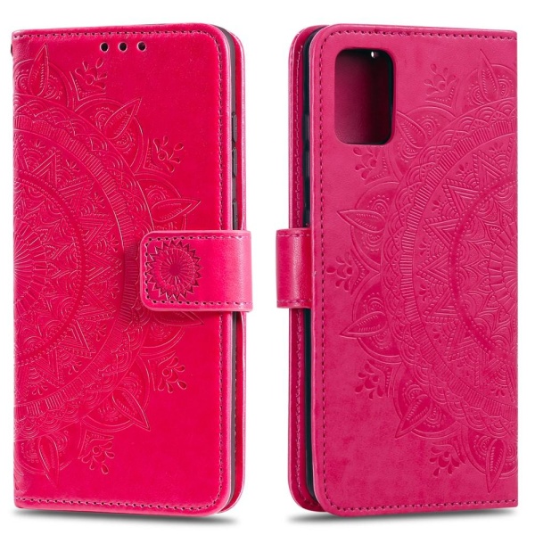 Samsung Galaxy A51 - Mandala Plånboksfodral - Rosa Pink Rosa
