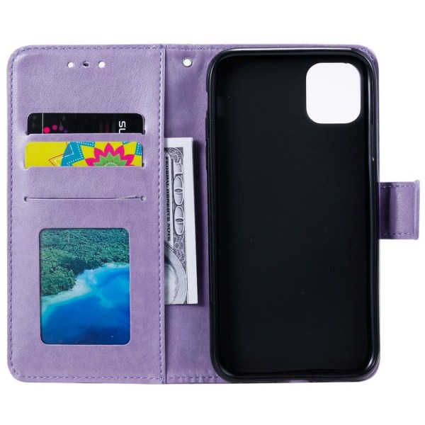 iPhone 12 Mini - Mandala Fodral - Lila Purple Lila