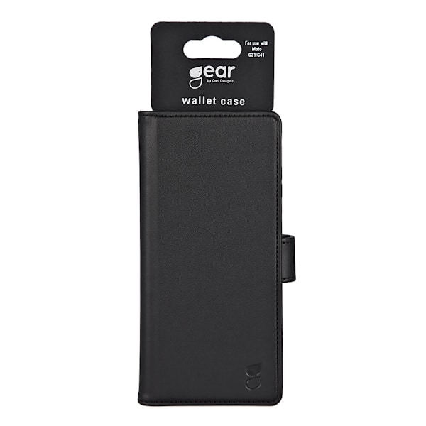 GEAR Motorola Moto G41 Fodral Läder Svart