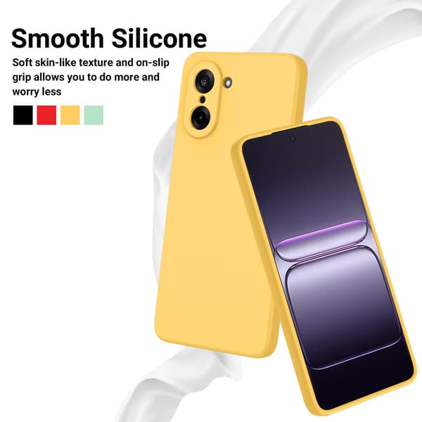 OnePlus Nord CE5 Skal Liquid Silikon Gul