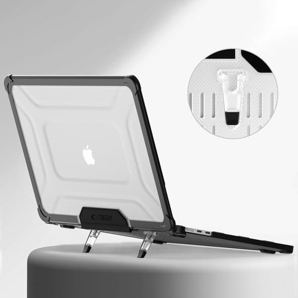 Tech-Protect MacBook Air 13 2025-2023 Skal SmartShell Black/Clear