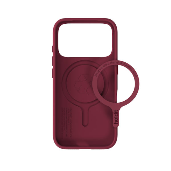 holdit iPhone 17 Pro Max Mobilskal Soft MagSafe Rosa